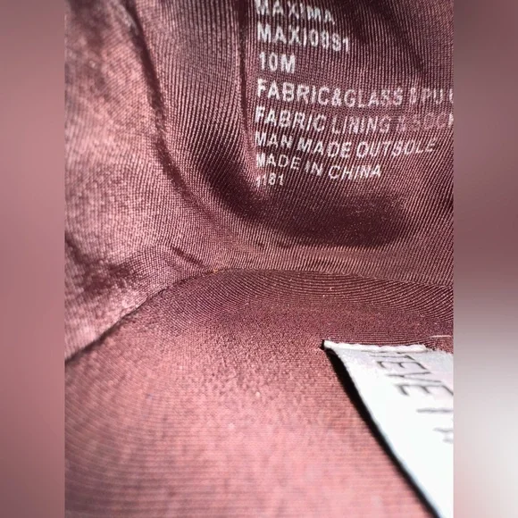 Steve Madden Dark Burgundy Sneakers with Rhinestones size 10 - Picture 6 of 7